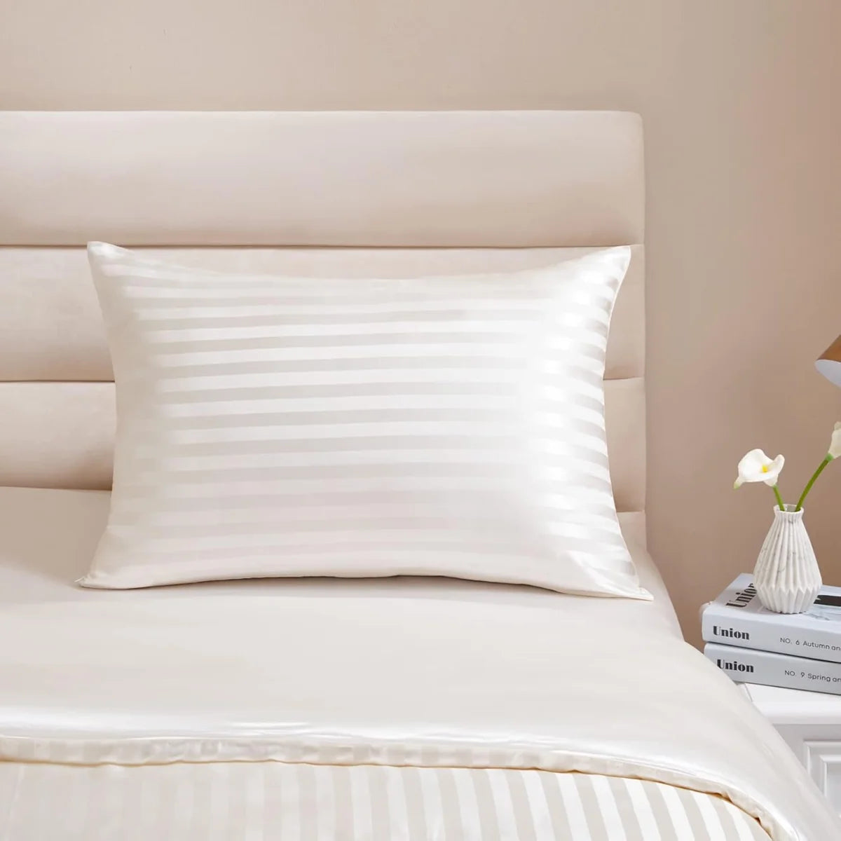 Striped Premium Silk Pillowcase