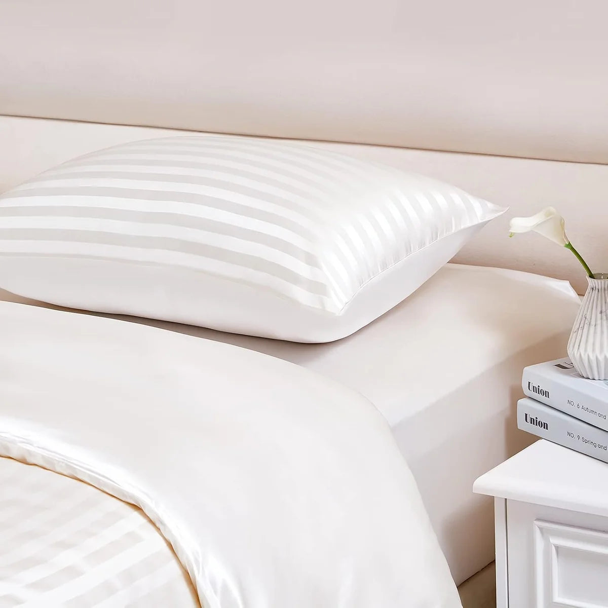 Striped Premium Silk Pillowcase