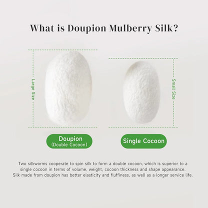 Luxury Double Cocoon Silk Filled Comforter All Season Duvet