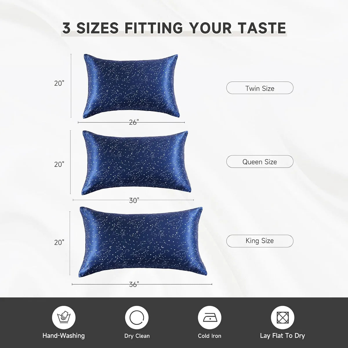 Zodiac Soft Silk Pillowcase