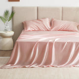 19 Momme Pink Silk Sheet Set