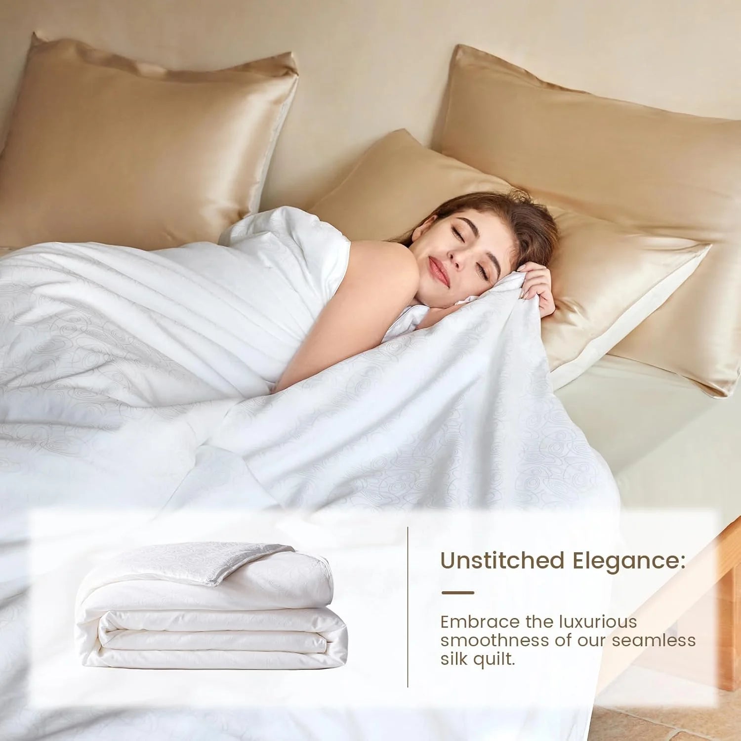 Luxury Double Cocoon Silk Filled Comforter All Season Duvet