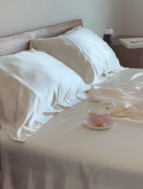 Wise Purchases Again! I love the feel and comfortable feeling of my new silk bedding!