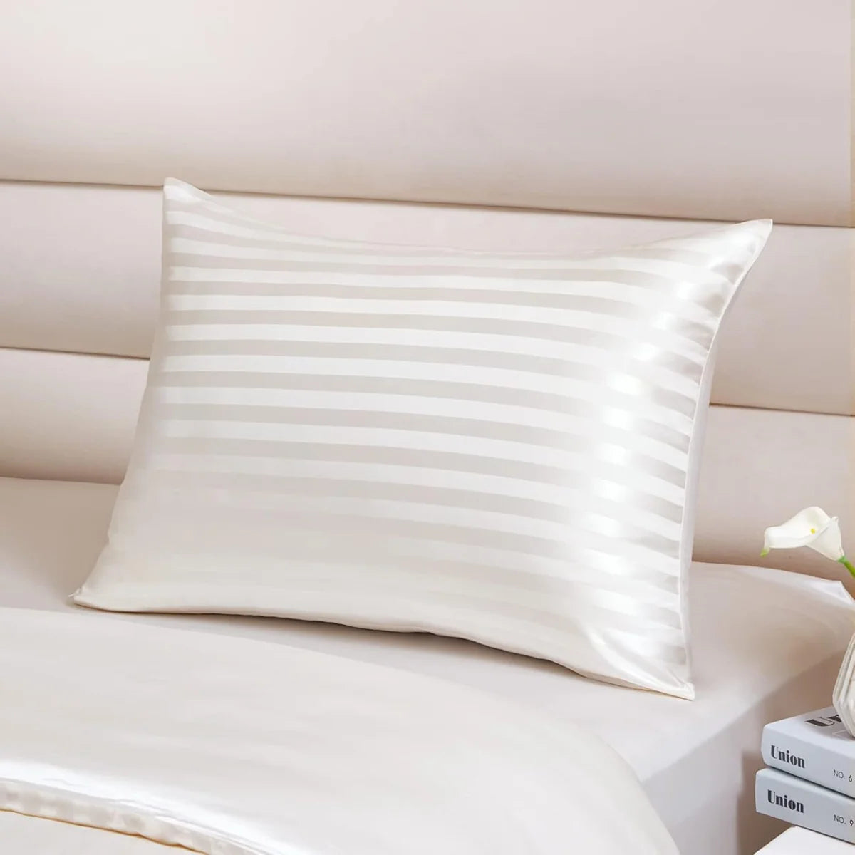 Striped Premium Silk Pillowcase