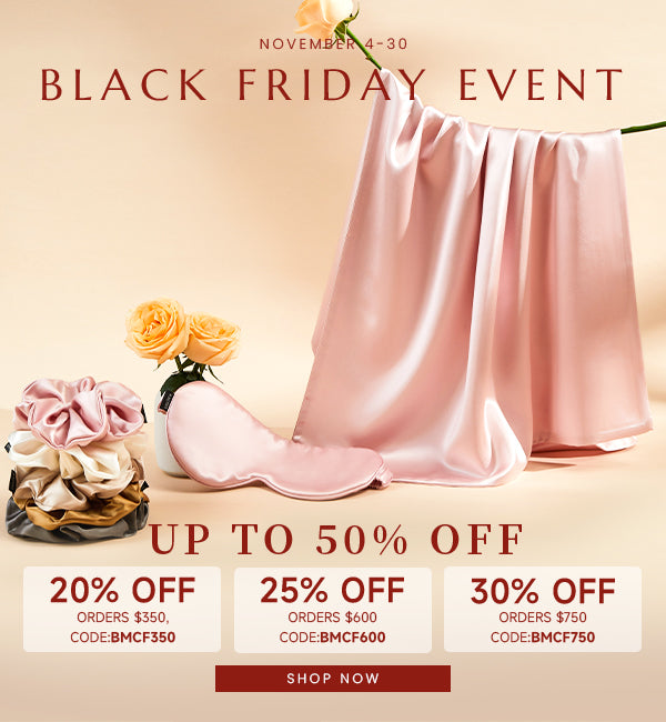 THXSILK Luxury Silk Bedding and Silk Bed Sheets Black Friday Deals