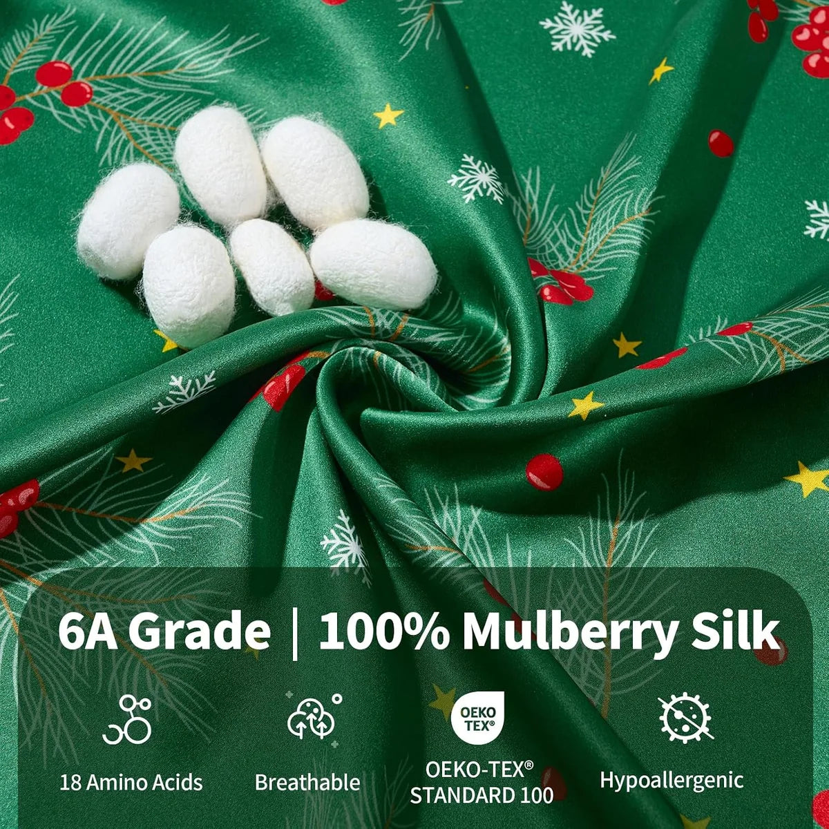 Christmas Premium Silk Pillowcase