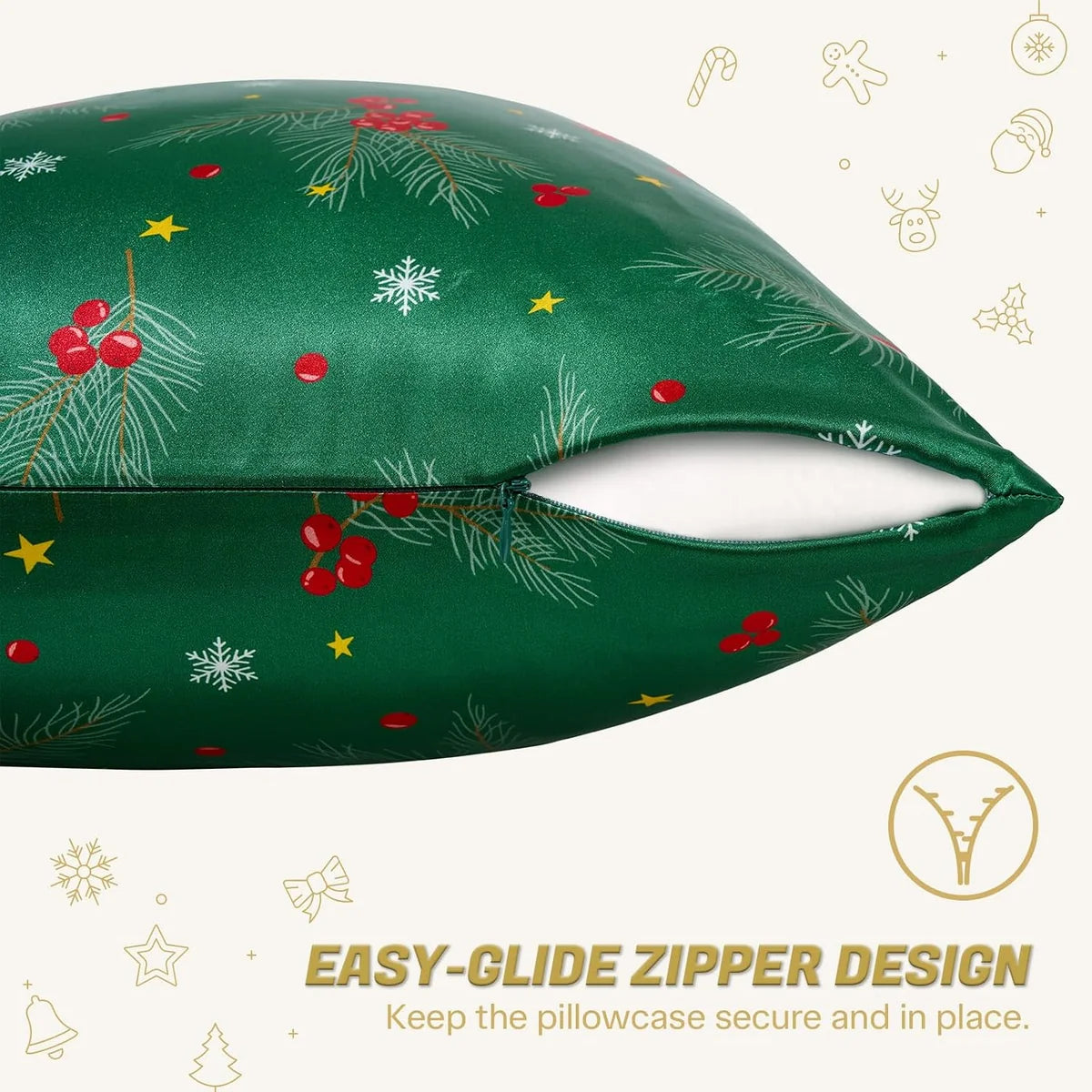 Christmas Premium Silk Pillowcase