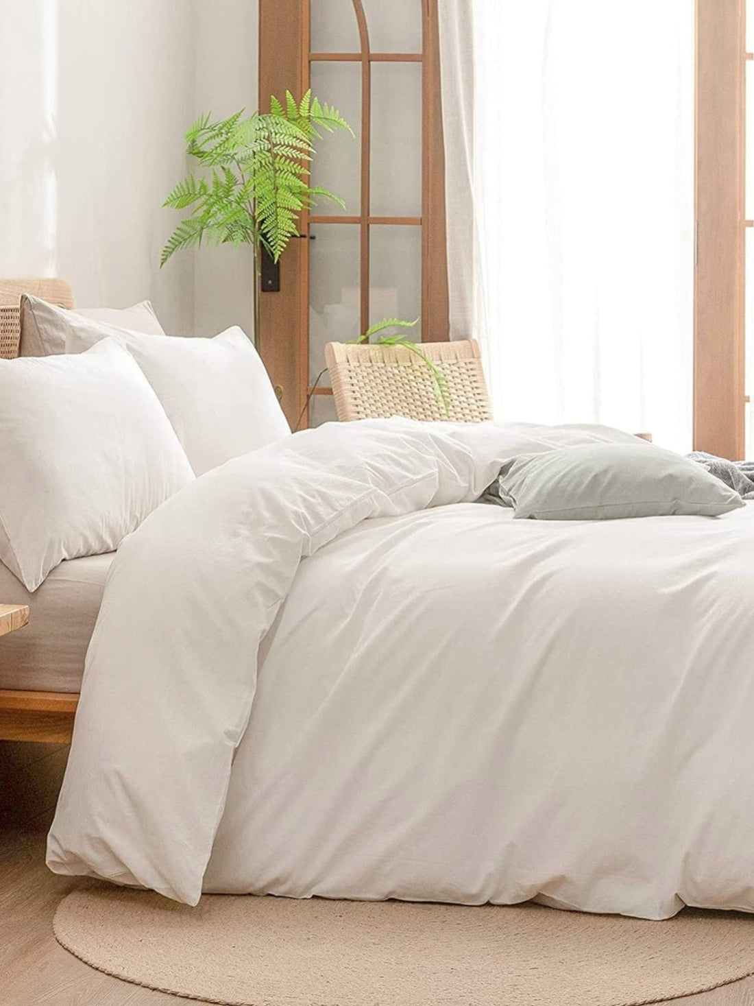 Egyptian Cotton Duvet Cover Set (3 Pieces) - THXSILKW01W01801T