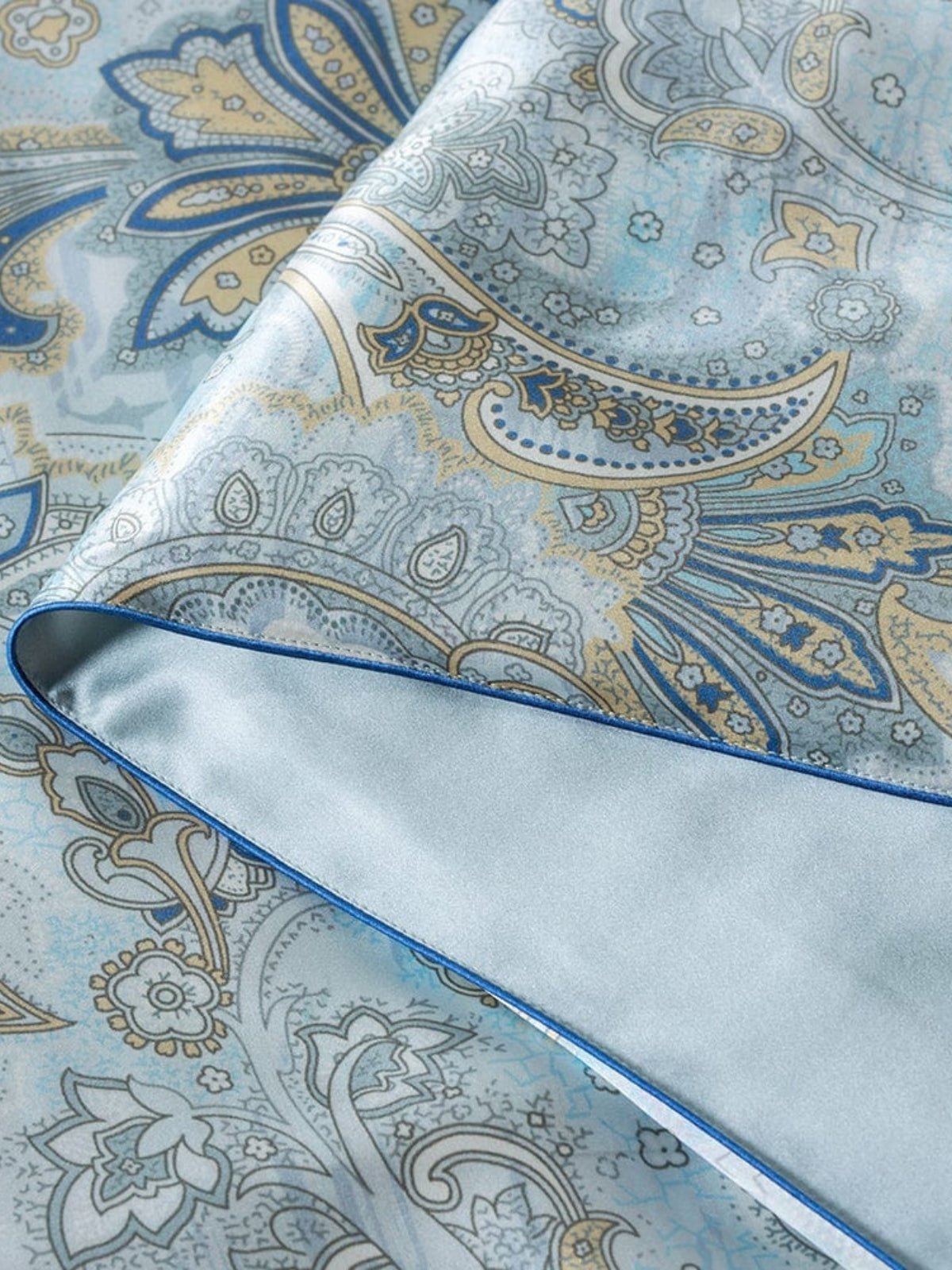Floral Print Silk Cooling Blanket Filled with 100% Mulberry Silk - THXSILK151825642803