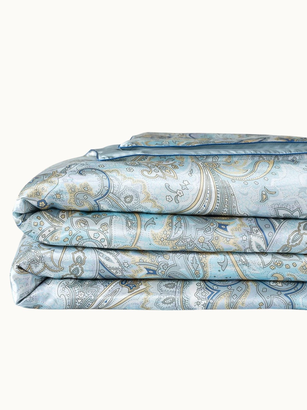 Floral Print Silk Cooling Blanket Filled with 100% Mulberry Silk - THXSILK151825642803