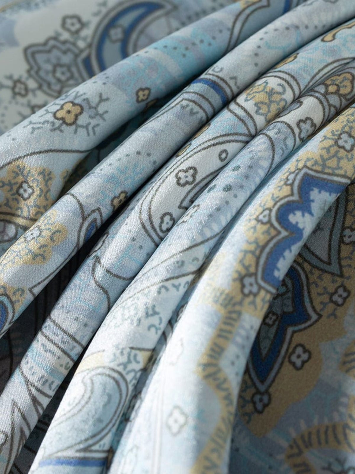Floral Print Silk Cooling Blanket Filled with 100% Mulberry Silk - THXSILK151825642803