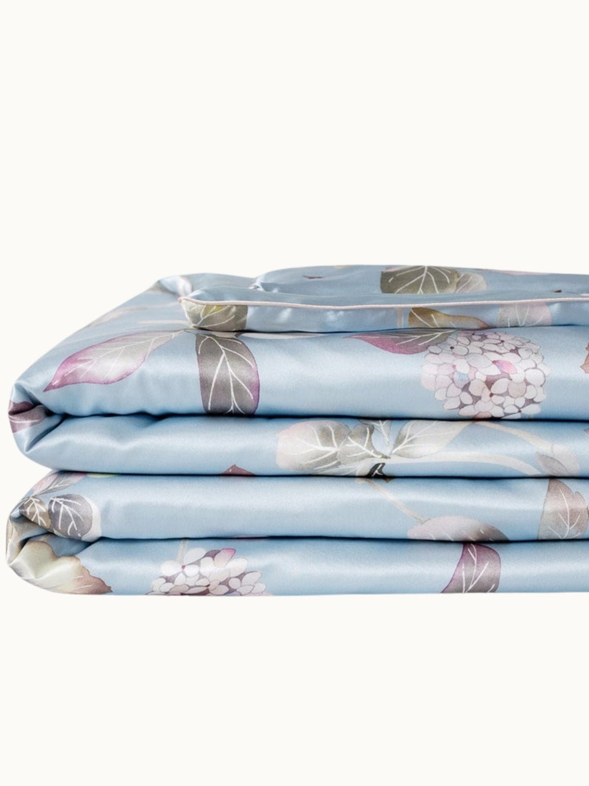 Floral Print Silk Cooling Blanket Filled with 100% Mulberry Silk - THXSILK151825642803
