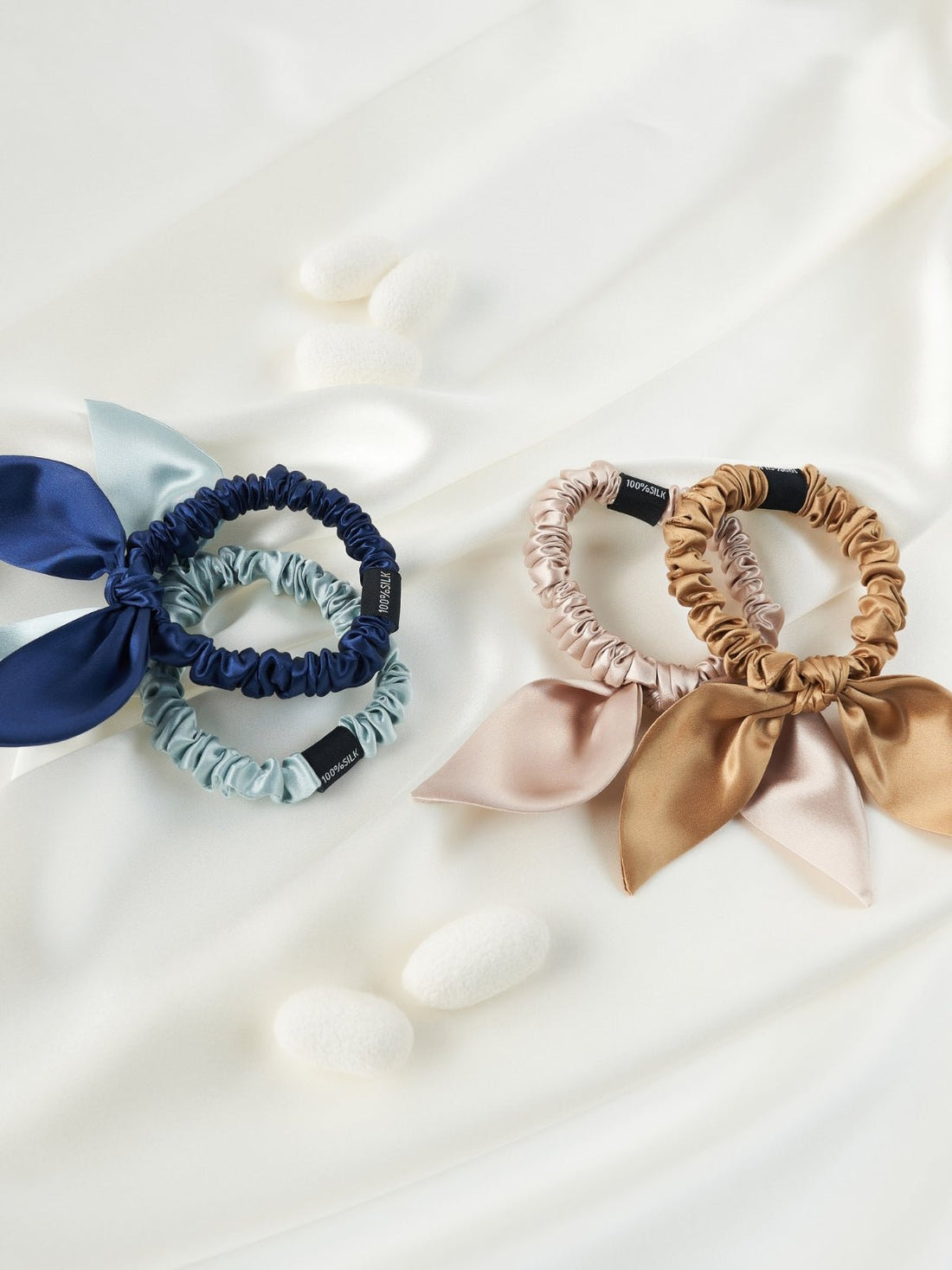 Luxurious Hand Made 100% Mulberry Silk Scrunchie - THXSILK250944700481