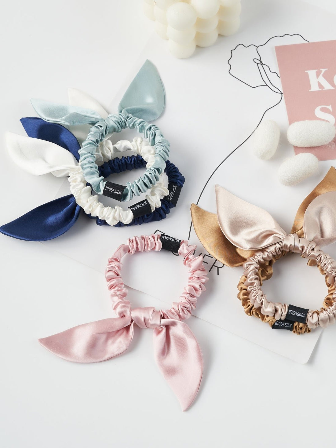 Luxurious Hand Made 100% Mulberry Silk Scrunchie - THXSILK250944422081