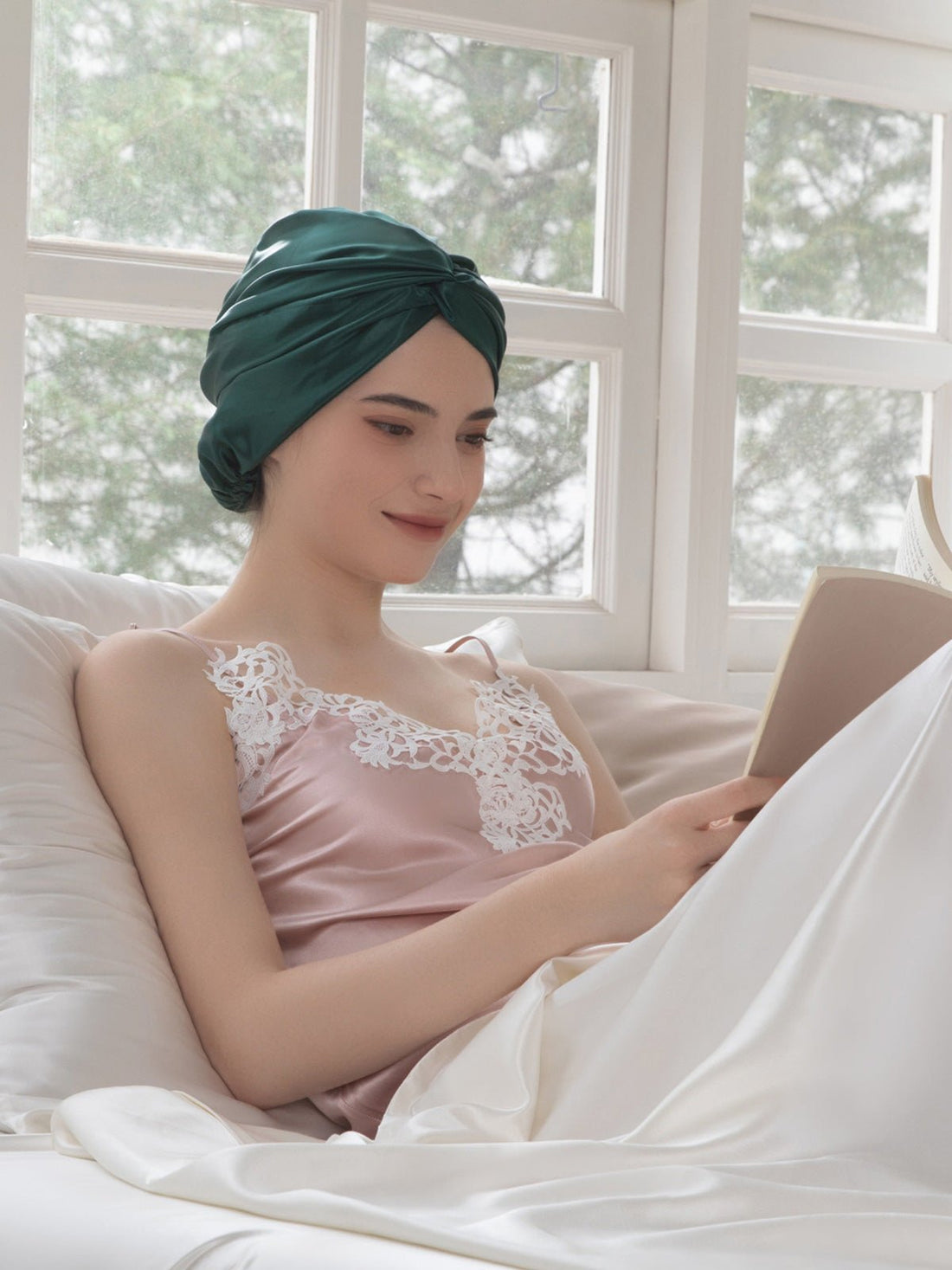Luxury Double Sided Silk Turban Extra Thick and Plush - THXSILK954459576257