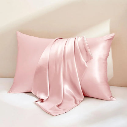 luxury-mulberry-silk-pillowcase-charming-pink-product-display