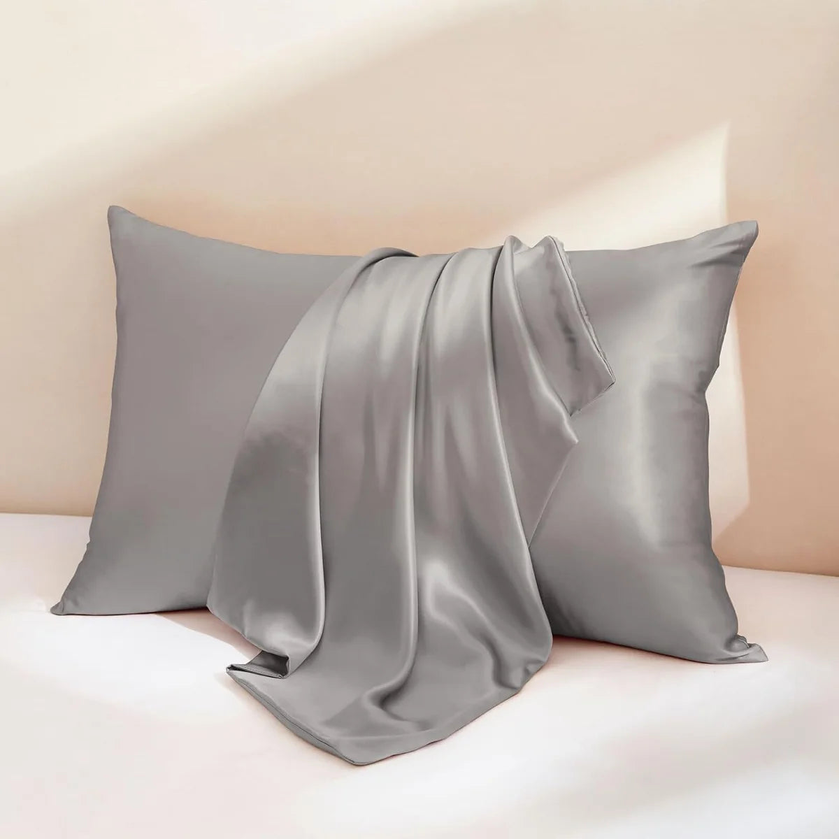 luxury-mulberry-silk-pillowcase-grey-product-display