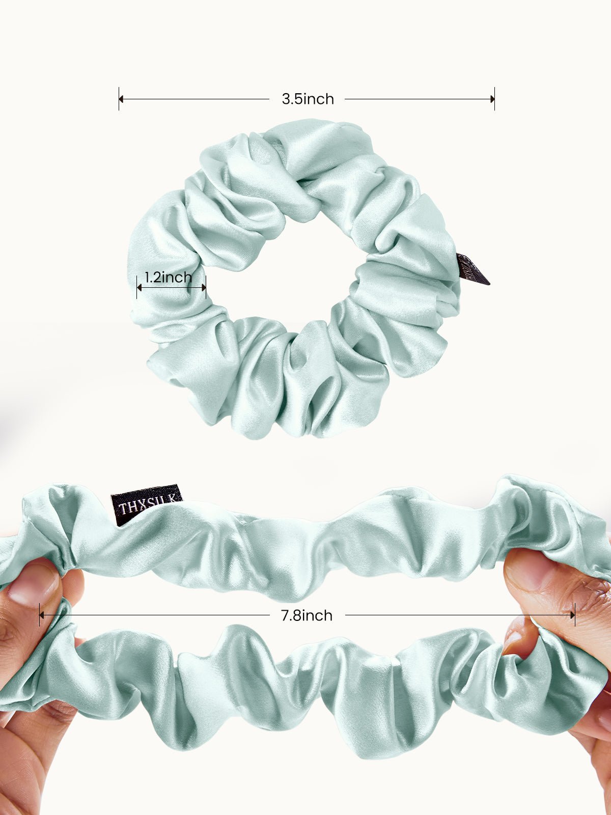 Midi Silk Scrunchies Set (3 Pack) - THXSILK955880504998