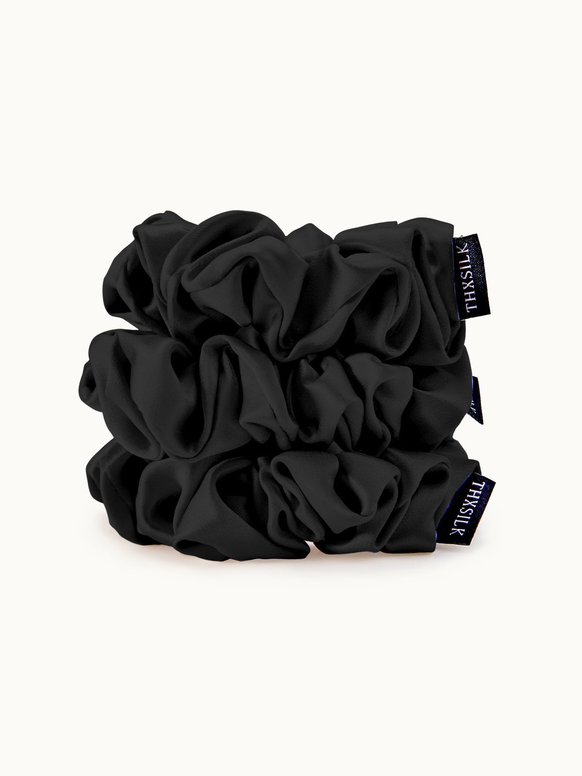 Midi Silk Scrunchies Set (3 Pack) - THXSILK955880193098