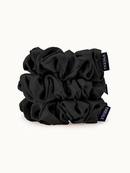Midi Silk Scrunchies Set (3 Pack) - THXSILK955880193098