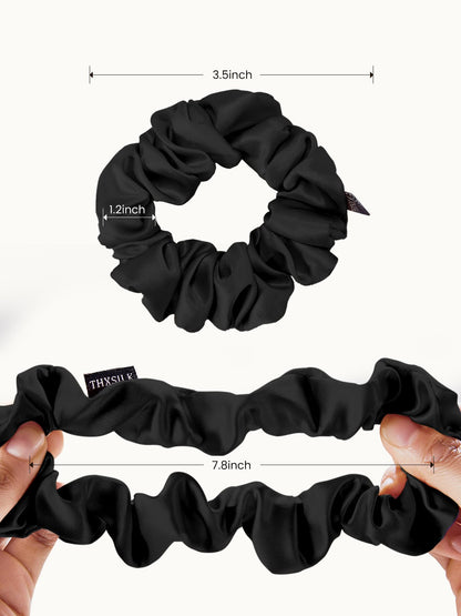 Midi Silk Scrunchies Set (3 Pack) - THXSILK955880193098