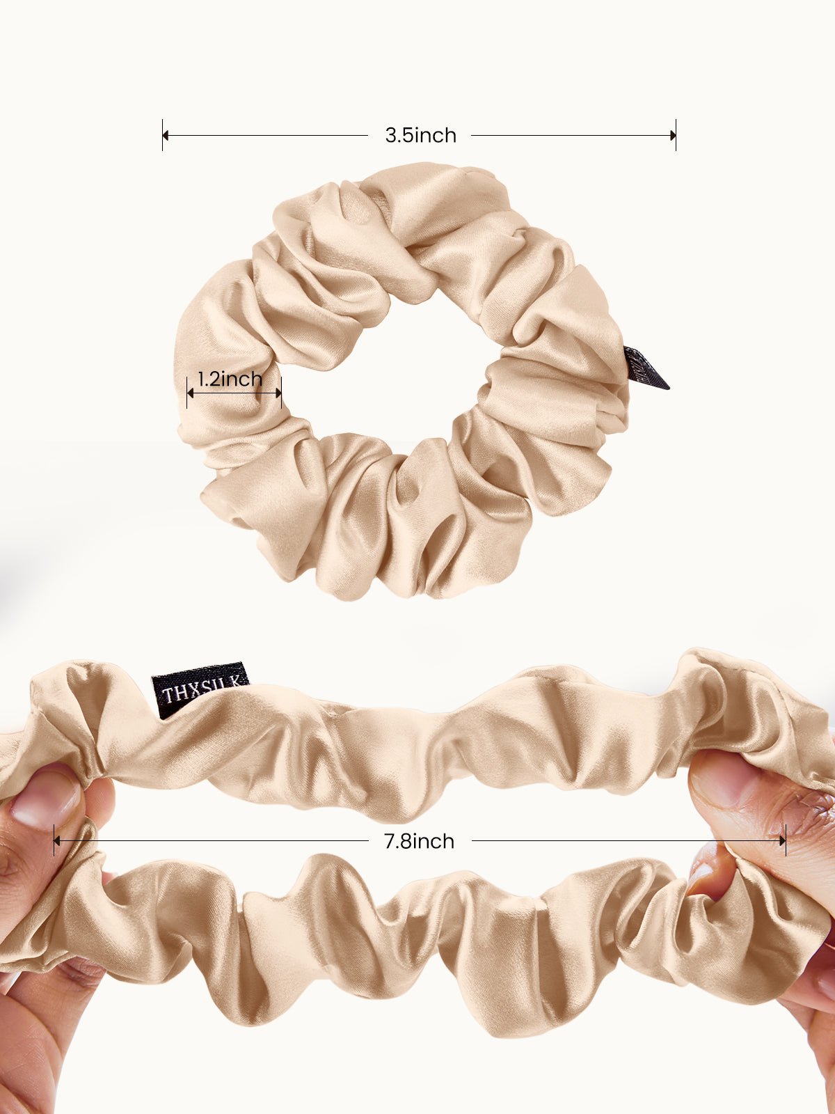 Midi Silk Scrunchies Set (3 Pack) - THXSILK955880700498