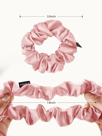Midi Silk Scrunchies Set (3 Pack) - THXSILK955880422098