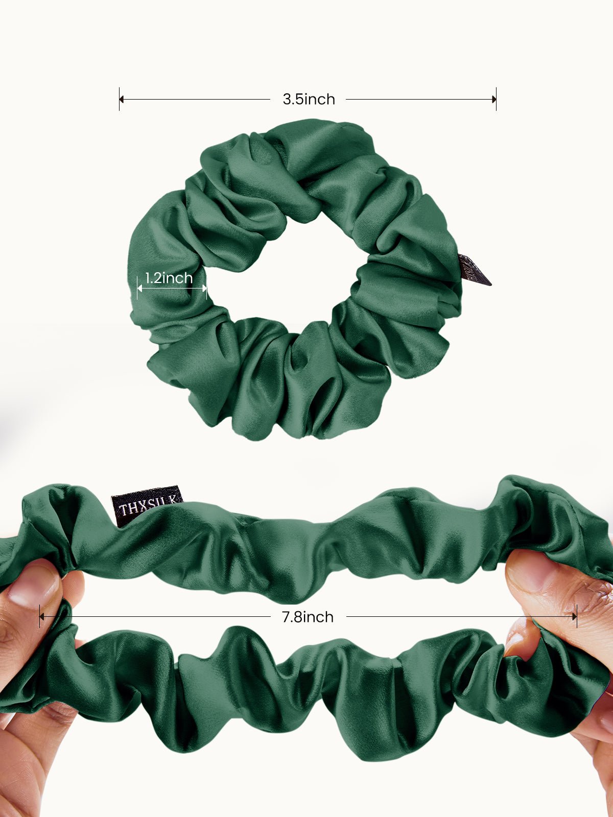 Midi Silk Scrunchies Set (3 Pack) - THXSILK955880576298