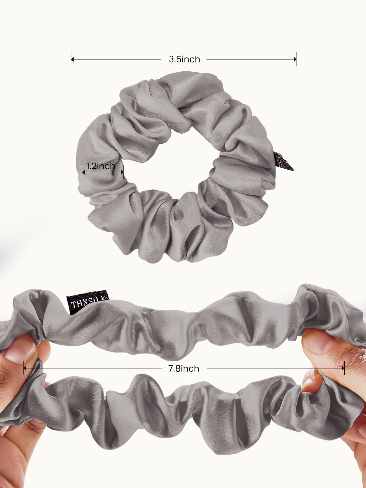 Midi Silk Scrunchies Set (3 Pack) - THXSILK955880702698