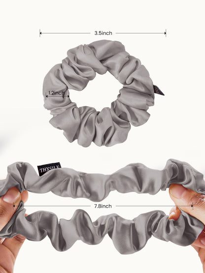 Midi Silk Scrunchies Set (3 Pack) - THXSILK955880702698