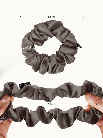 Midi Silk Scrunchies Set (3 Pack) - THXSILK955880702498