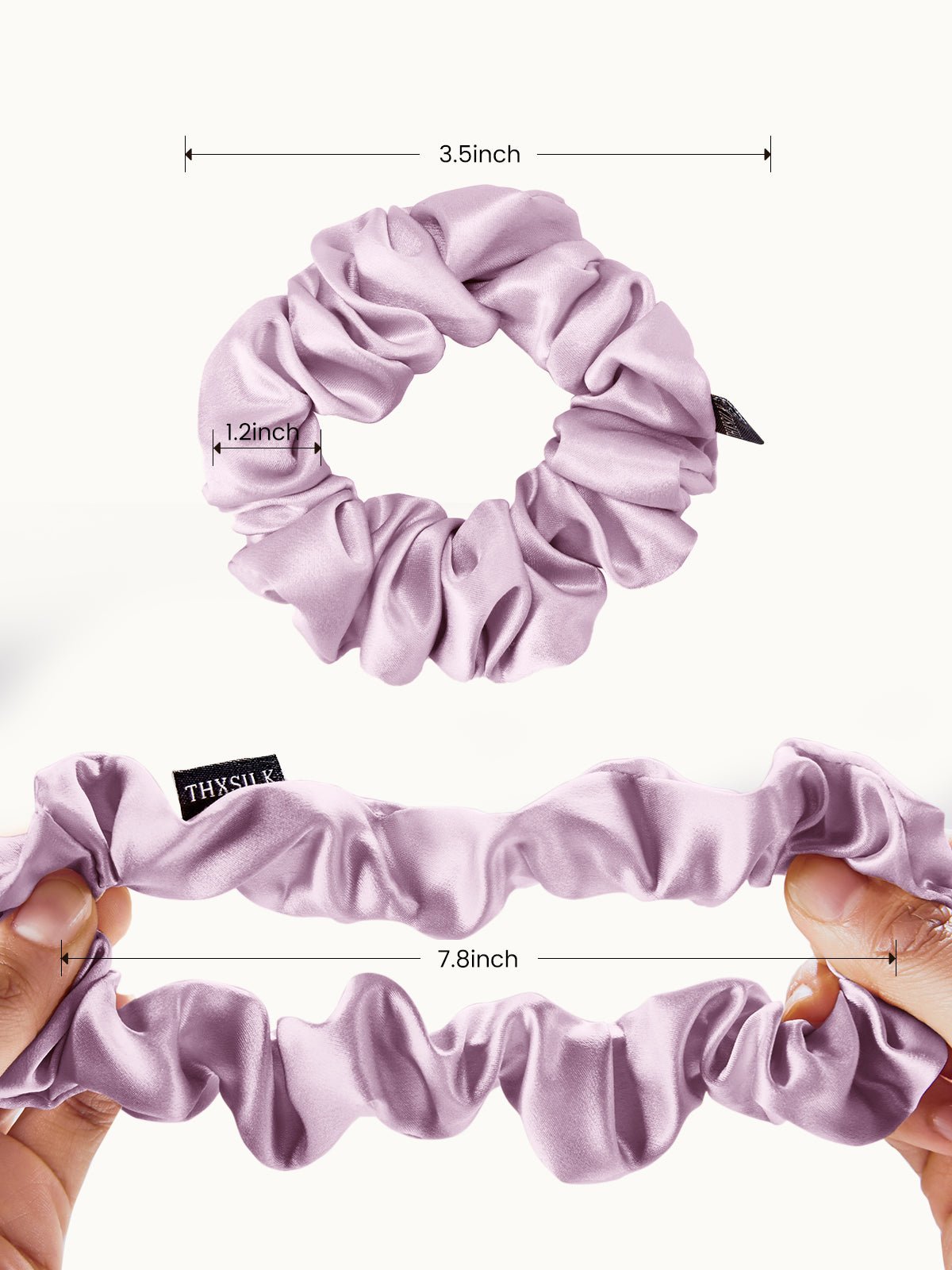 Midi Silk Scrunchies Set (3 Pack) - THXSILK955880710998