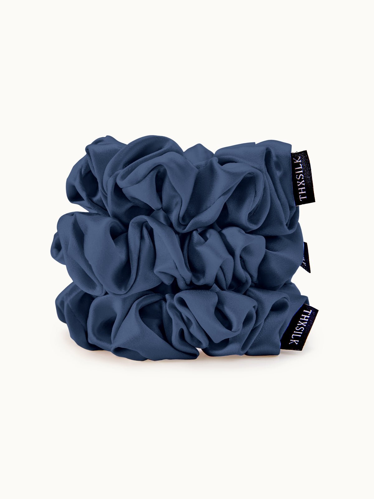 Midi Silk Scrunchies Set (3 Pack) - THXSILK955880562998