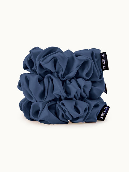 Midi Silk Scrunchies Set (3 Pack) - THXSILK955880562998