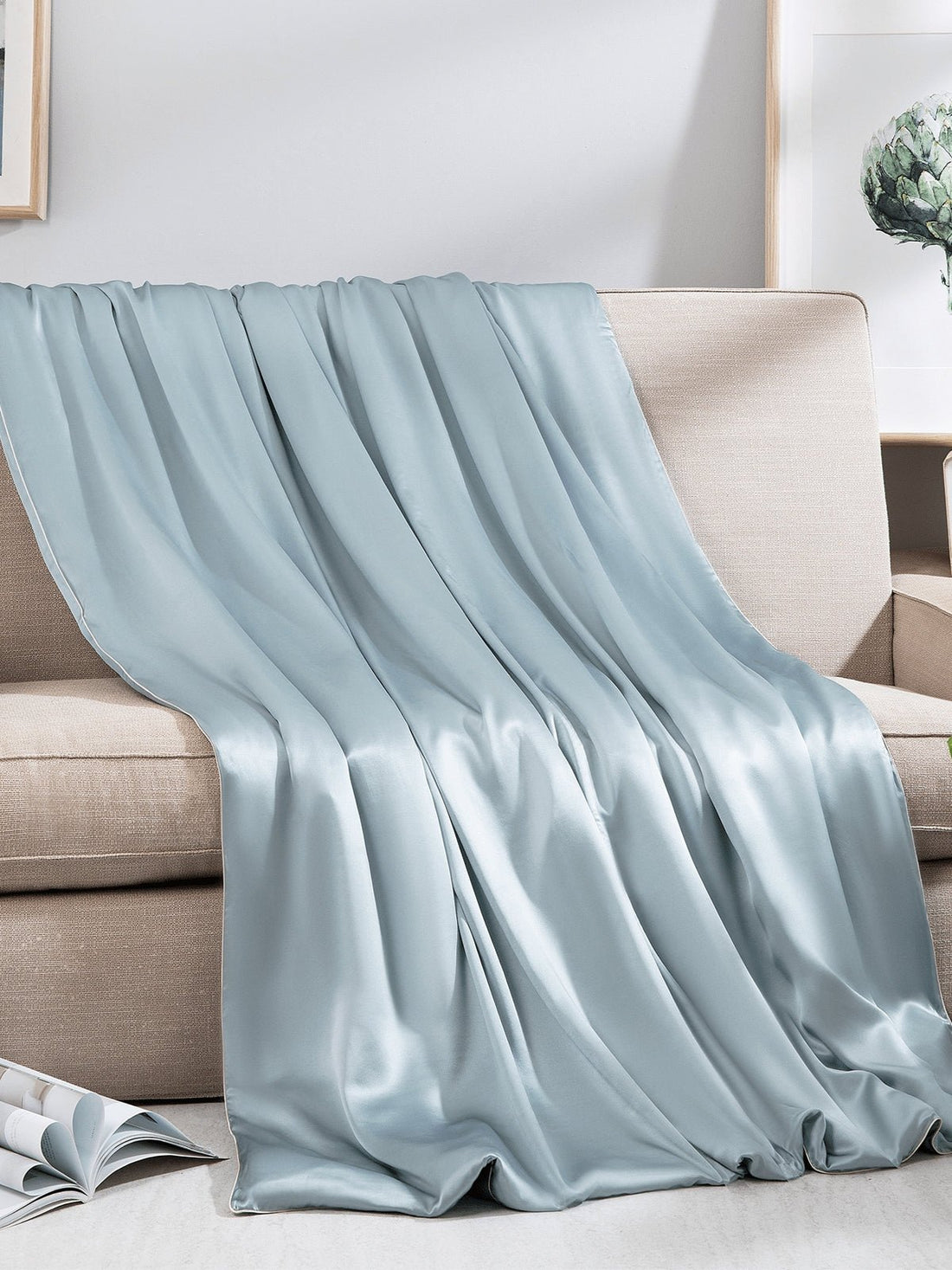 Mulberry Silk Throw Blanket - THXSILK051349504904