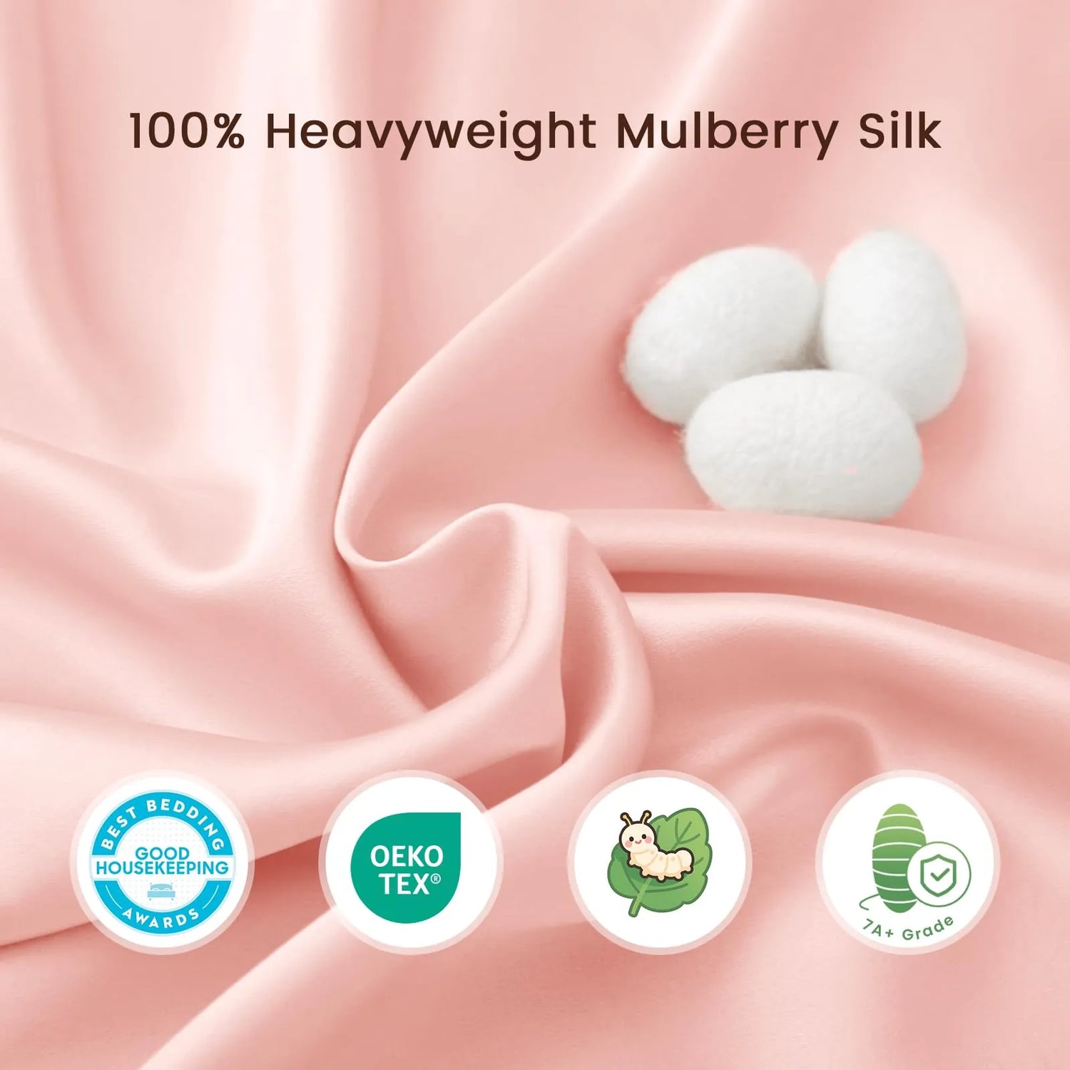 Pure Mulberry Silk Sleeve for Crib &amp; Bassinet