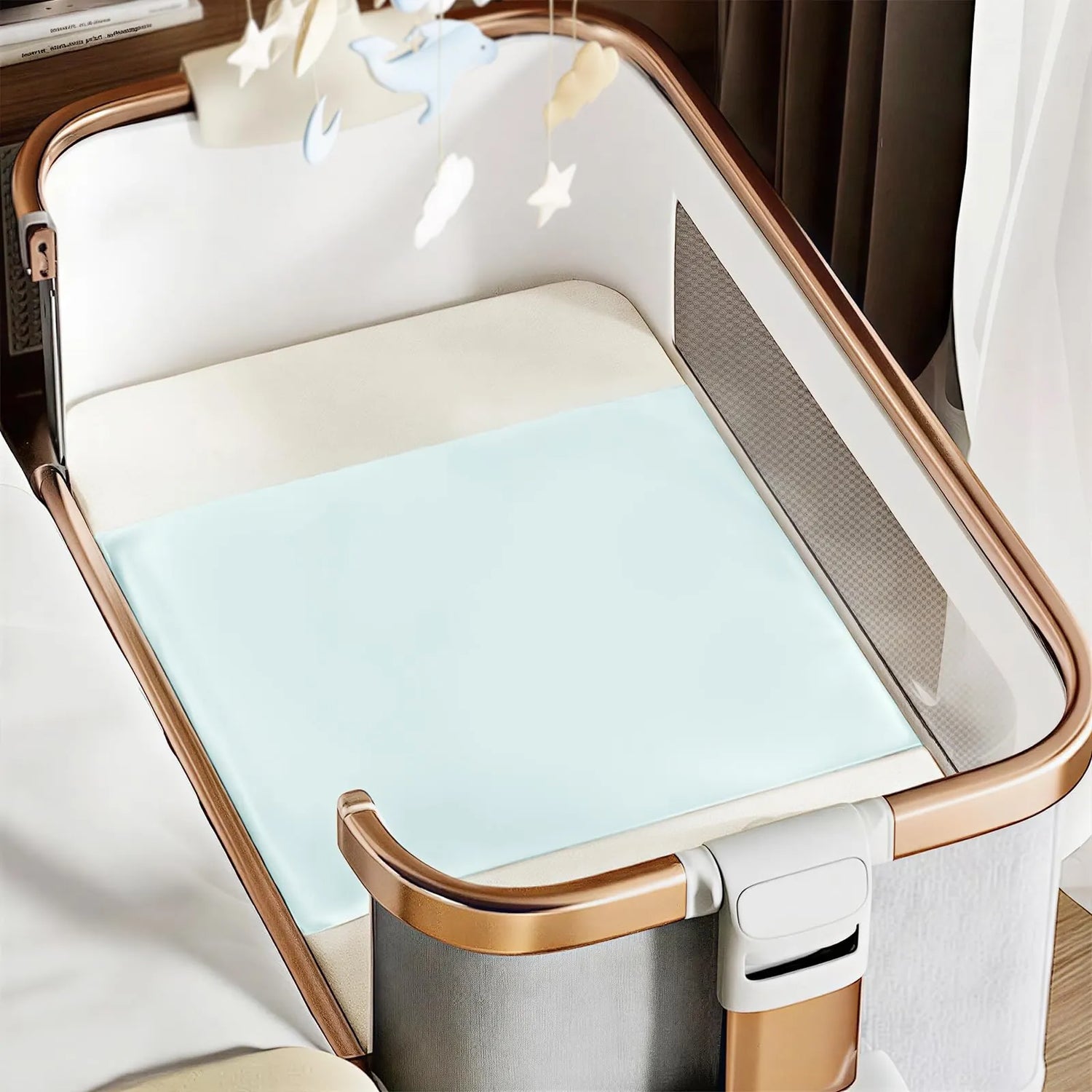 Pure Mulberry Silk Sleeve for Crib &amp; Bassinet