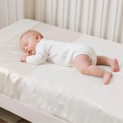Pure Mulberry Silk Sleeve for Crib &amp; Bassinet