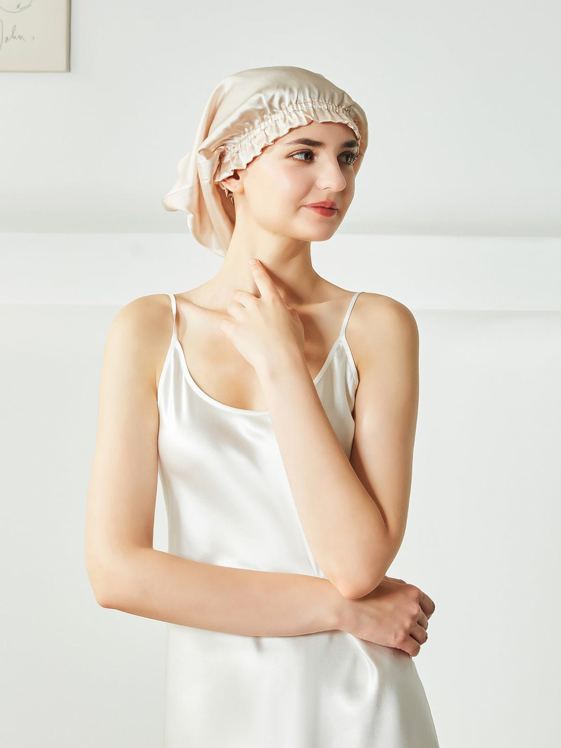 Silk Sleep Bonnet for Short Hair - THXSILK954456700457