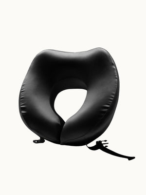 Silk Travel Neck Pillow Comfortable Support Easy Travel