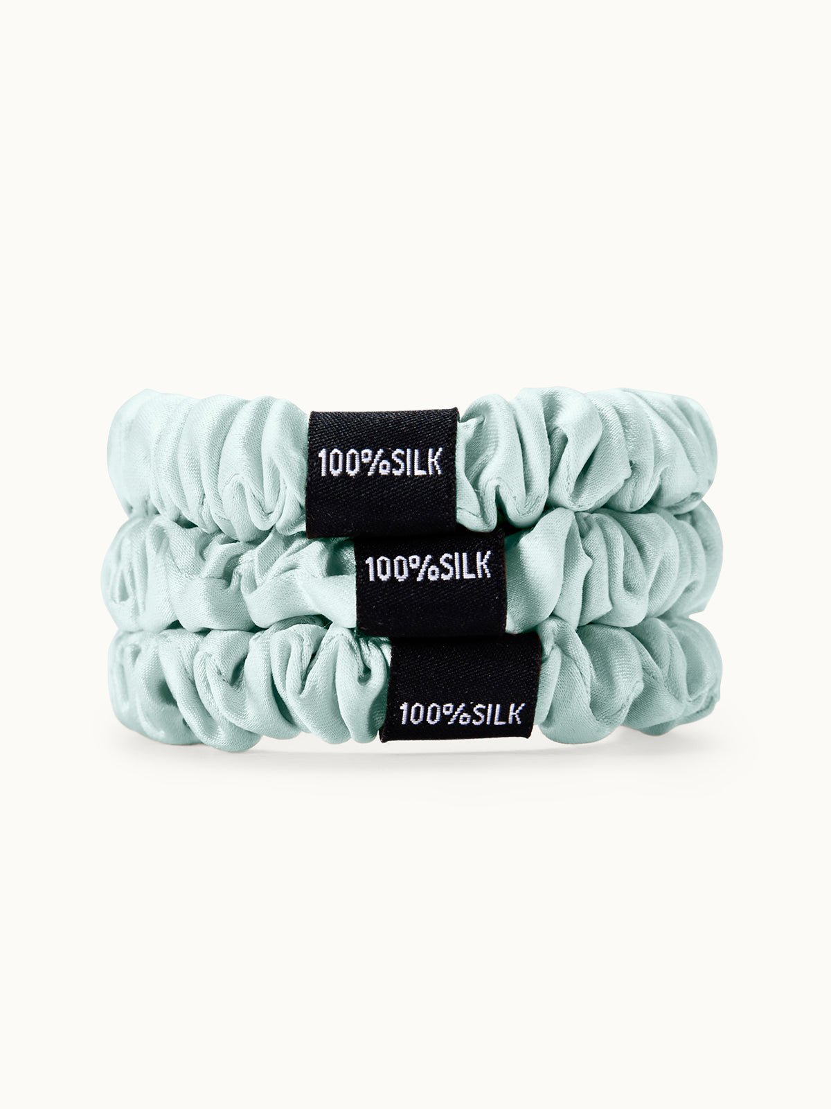 Skinny Silk Scrunchies Set (3 Pack) - THXSILK955881504998