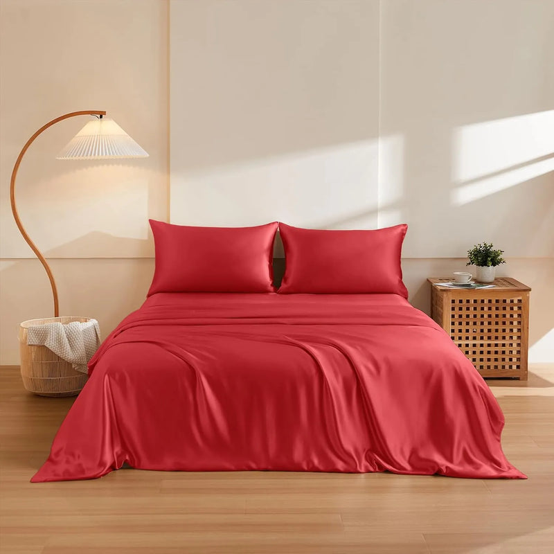 Soft Silk Duvet Cover Set
