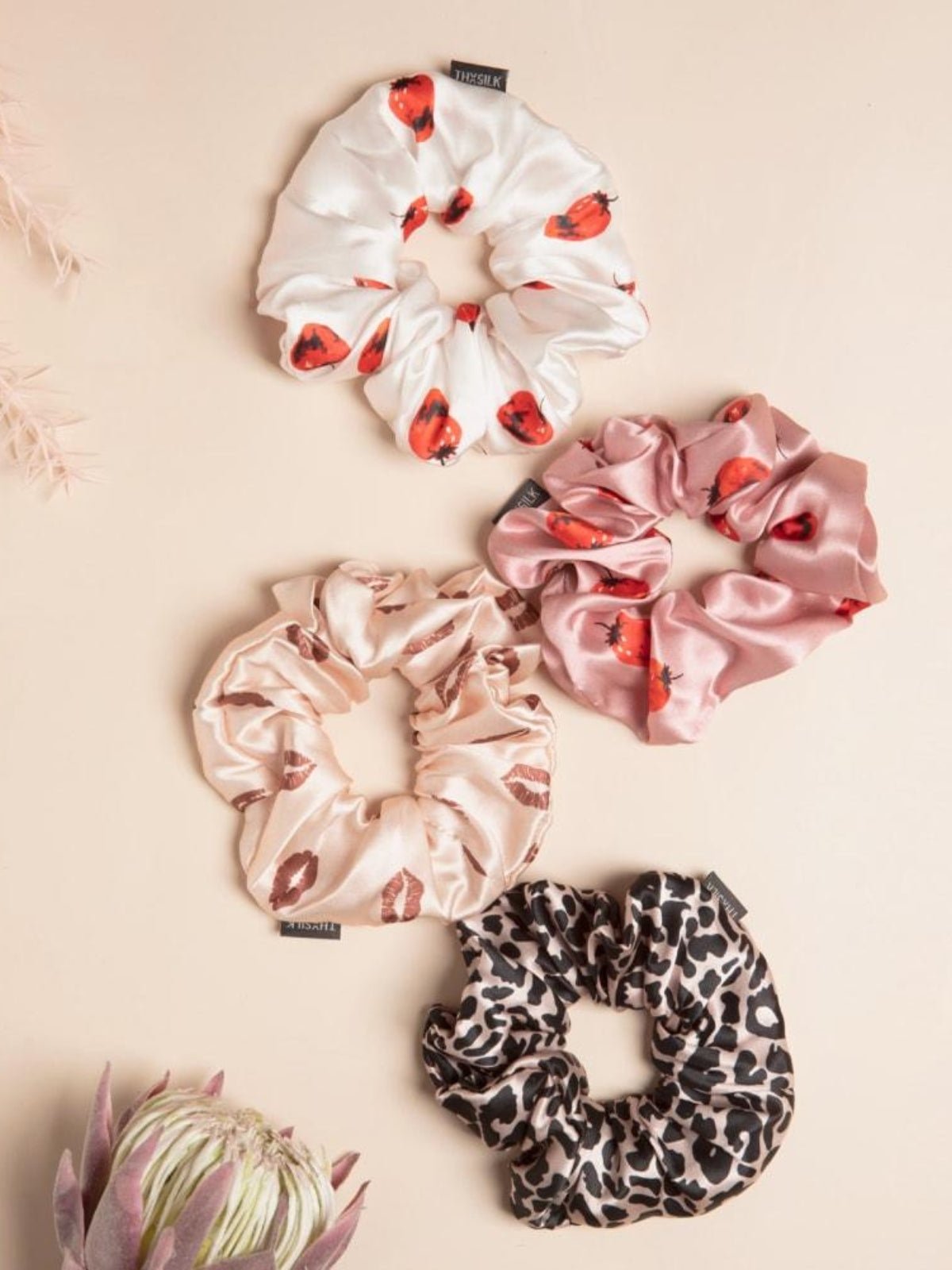 Soft Special Design Silk Scrunchies - THXSILK150501705181