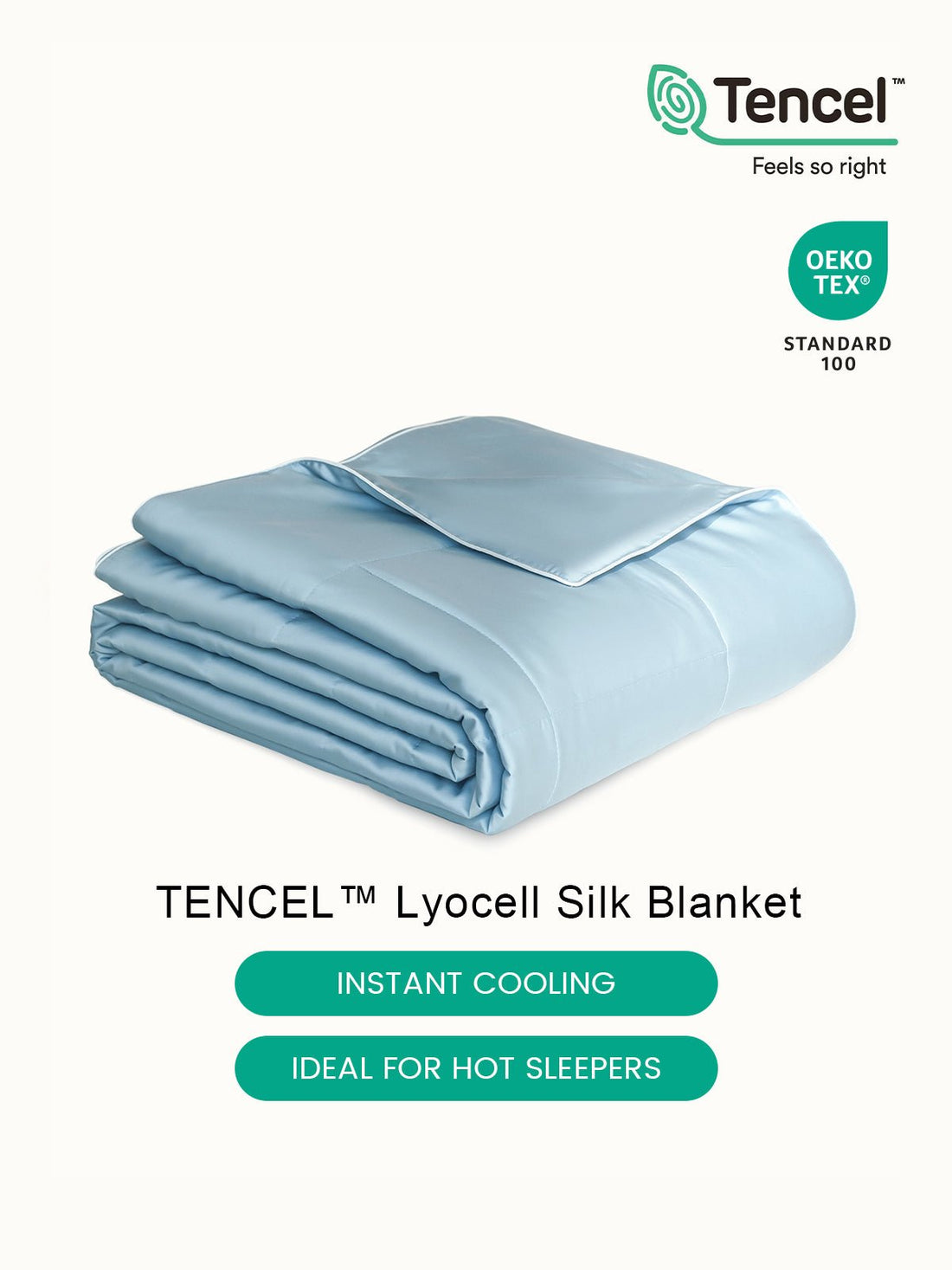 TENCEL™ Lyocell Lightweight Silk Blanket - THXSILK955256A38180