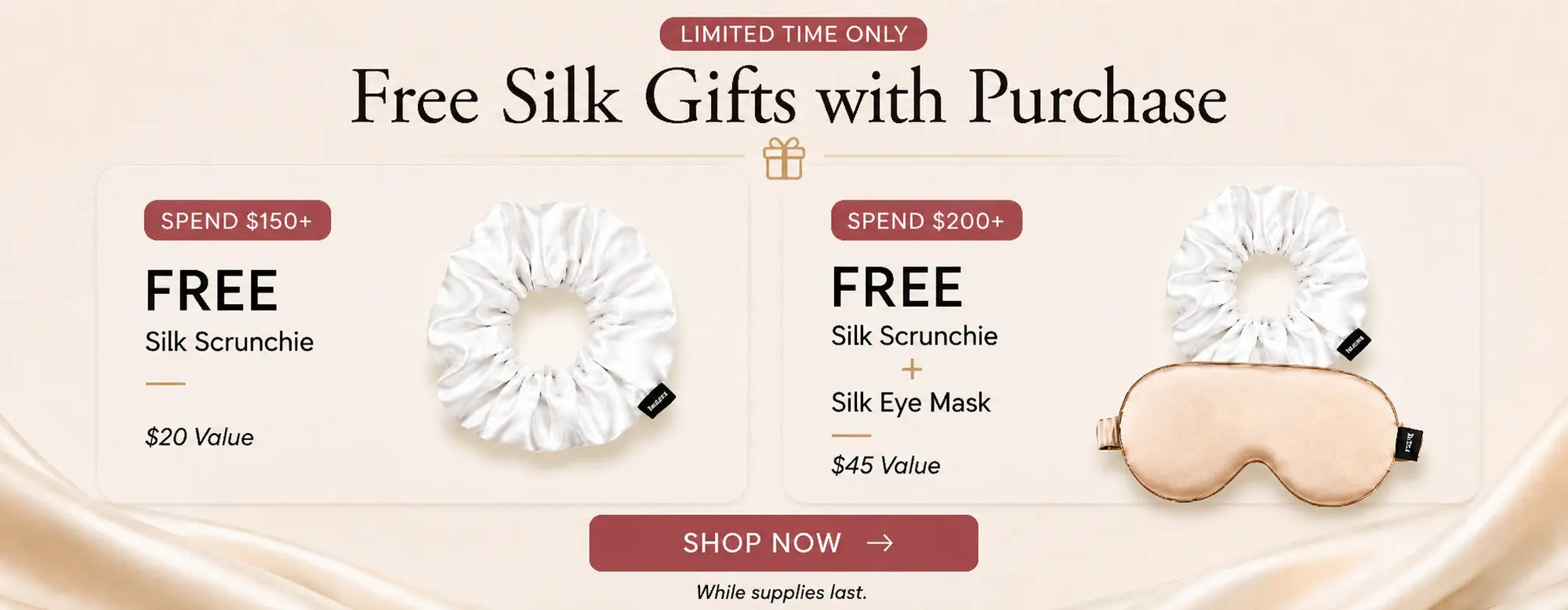 THXSILK Free Silk Gifts with Purchase