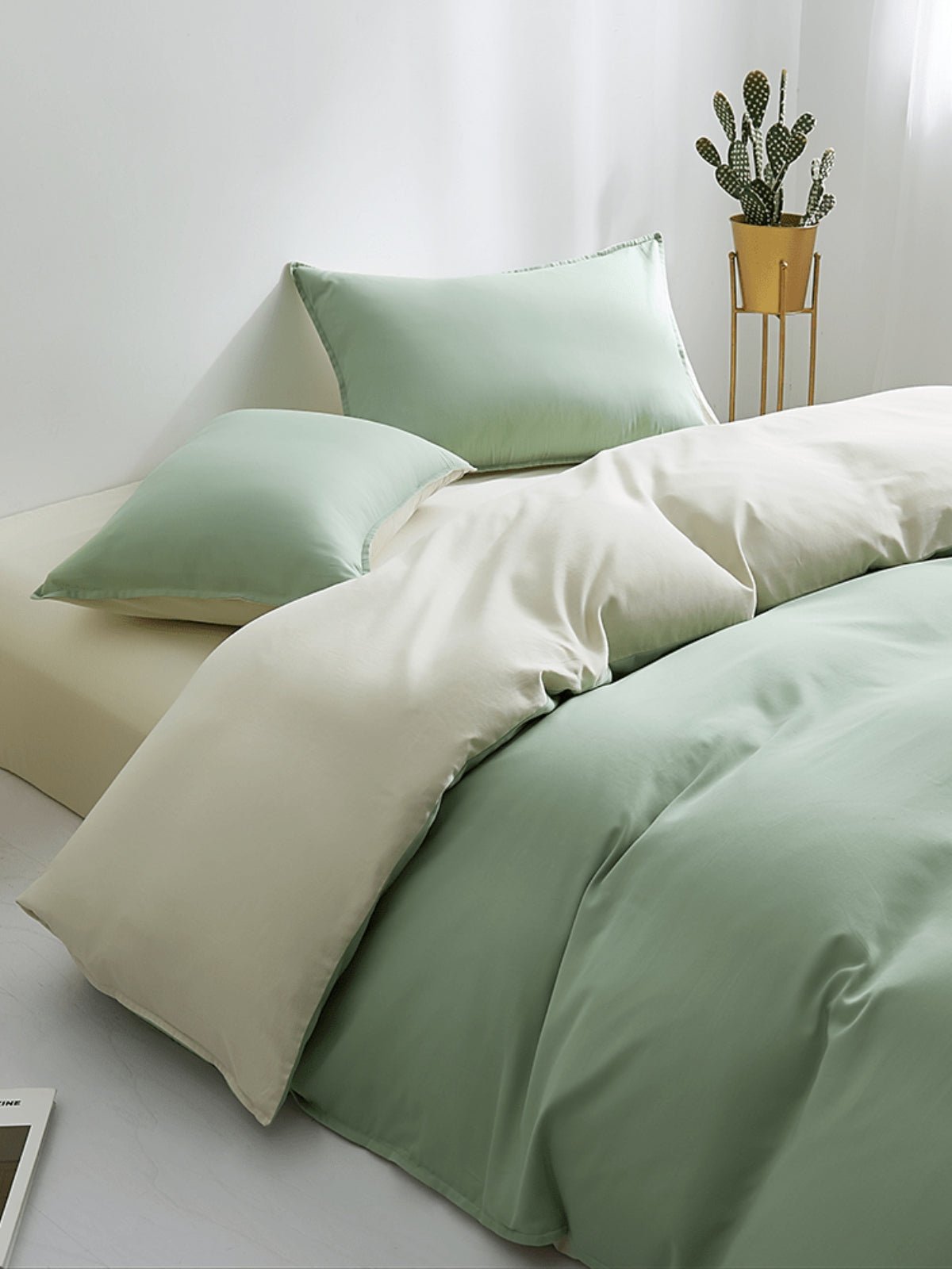 Washable Long - Staple Cotton Duvet Cover Set (4 pieces) - THXSILK251413A05001