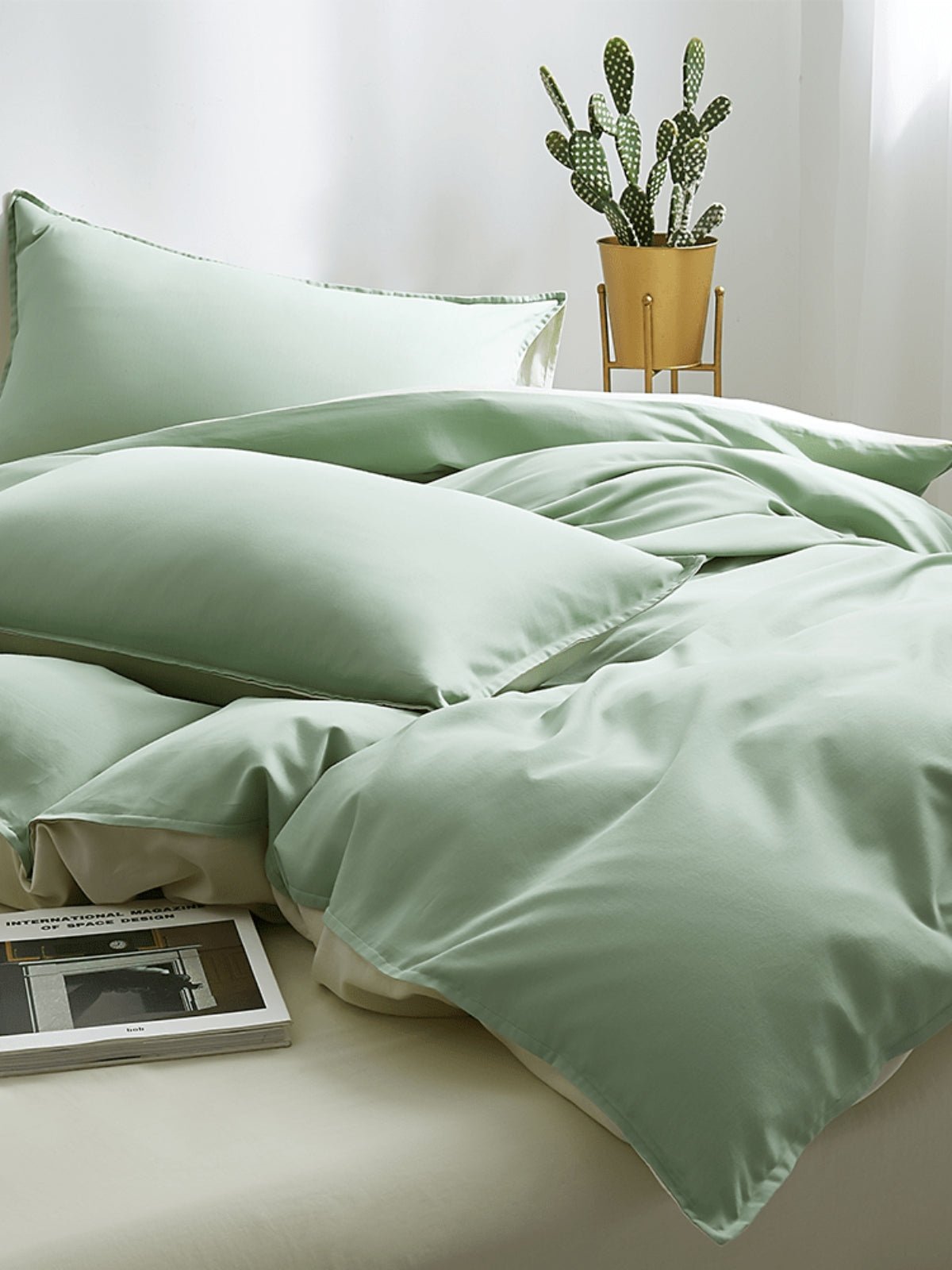 Washable Long - Staple Cotton Duvet Cover Set (4 pieces) - THXSILK251413A05001