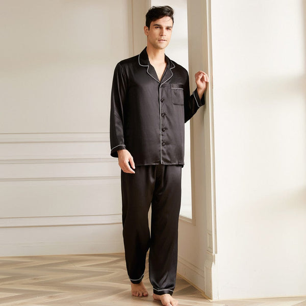 George mens silk sleep pants and pajamas - THXSILK
