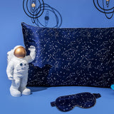 19 Momme Constellation Silk Pillowcase With Eye Mask Set