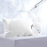 Hyaluronic Acid Silk Pillowcase With Sleep Cap Set